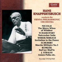 the album cover for Nicolai / Vienna Philharmonic / Knappertsbusch - Hans Knappertsbusch Conducts Vienna Philharmonic
