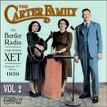 the album cover for The Carter Family - On Border Radio 1939 2