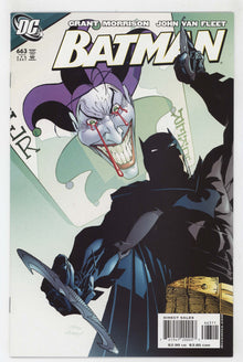 Batman 663 DC 2007 NM Andy Kubert Grant Morrison Joker Playing Card