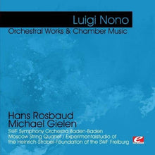 the album cover for Luigi Nono - Nono: Orchestral Works & Chamber Music