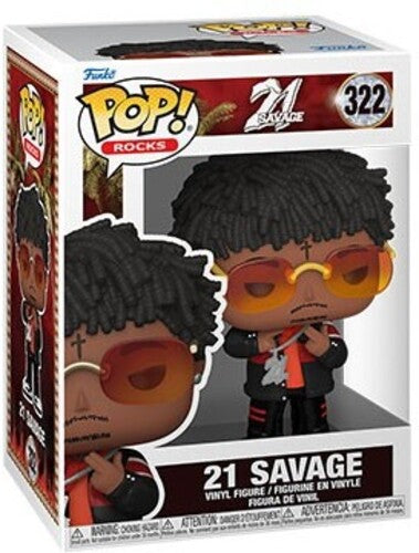 21 Savage - FUNKO POP! ROCKS: 21 Savage (Vinyl Figure) [Action Figure]