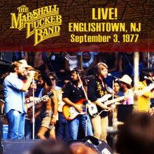 the album cover for The Marshall Tucker Band - Live Englishtown NJ Sept. 3, 1977