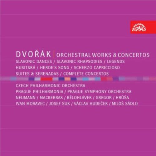 Dvorak / Suk / Czech Philharmonic Orch / Neumann - Orchestral Works & Concertos Music CD