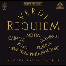 the album cover for Verdi / Caballe / Domingo / New York Phil / Mehta - Verdi: Requiem