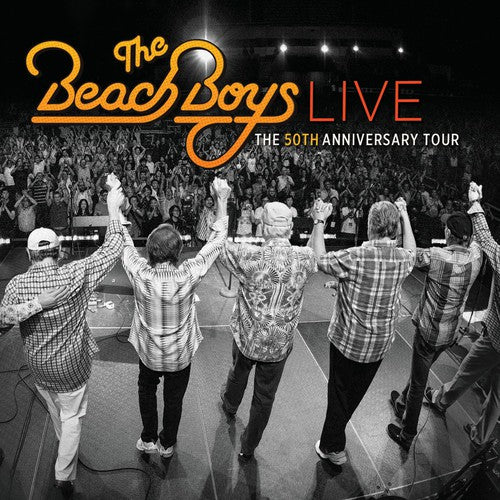 the album cover for The Beach Boys - Live: The 50th Anniversary Tour