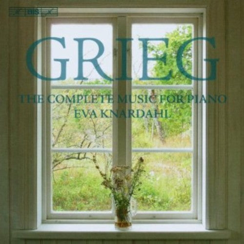 the album cover for Eva Knardahl - Complete Solo Piano Music
