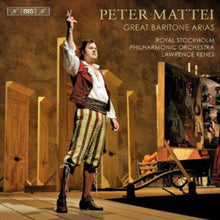 the album cover for Peter Mattei - Great Baritone Arias