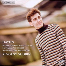 the album cover for Yevgeny Sudbin - Yevgeny Sudbin Plays Haydn