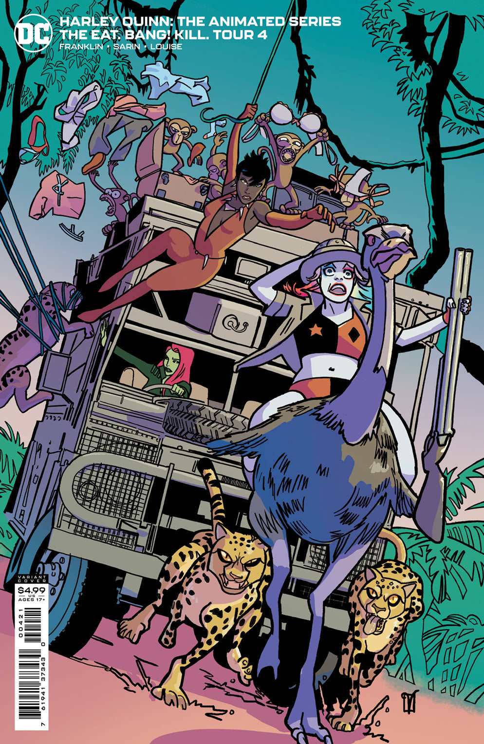 Harley Quinn The Animated Series The Eat Bang Kill Tour #4 (Of 6) B Valentine De Landro Variant (12/14/2021) Dc