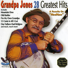 the album cover for Grandpa Jones - 28 Greatest Hits