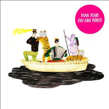 the album cover for Man Man - On Oni Pond