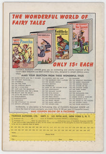 Classics Illustrated Junior 546 Gilberton 1958 FR Elves And The Shoemaker HRN 545