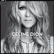 the album cover for Celine Dion - Loved Me Back to Life
