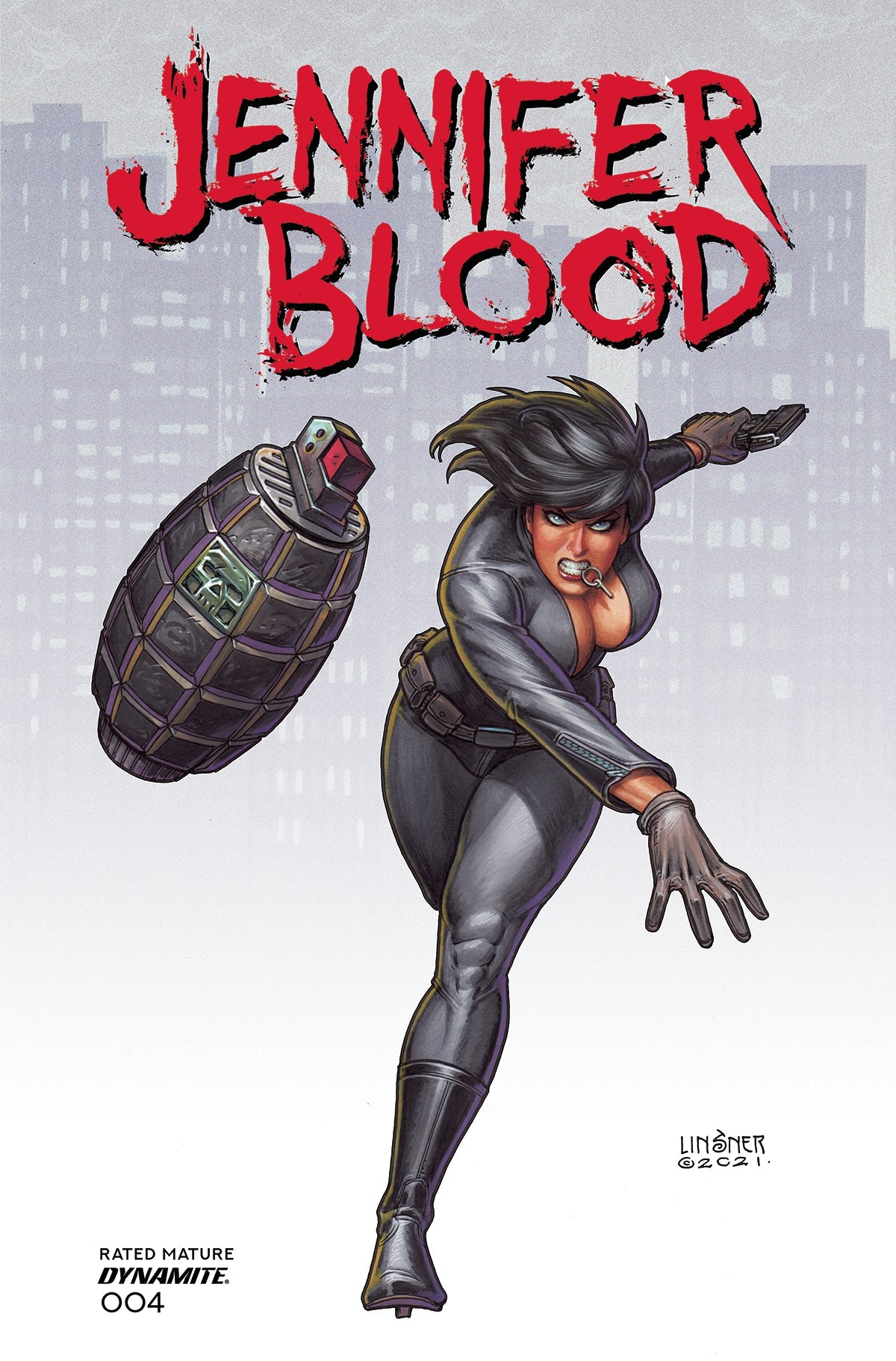 Jennifer Blood #4 B Joseph Michael Linsner Variant (Mr) (01/05/2022) Dynamite