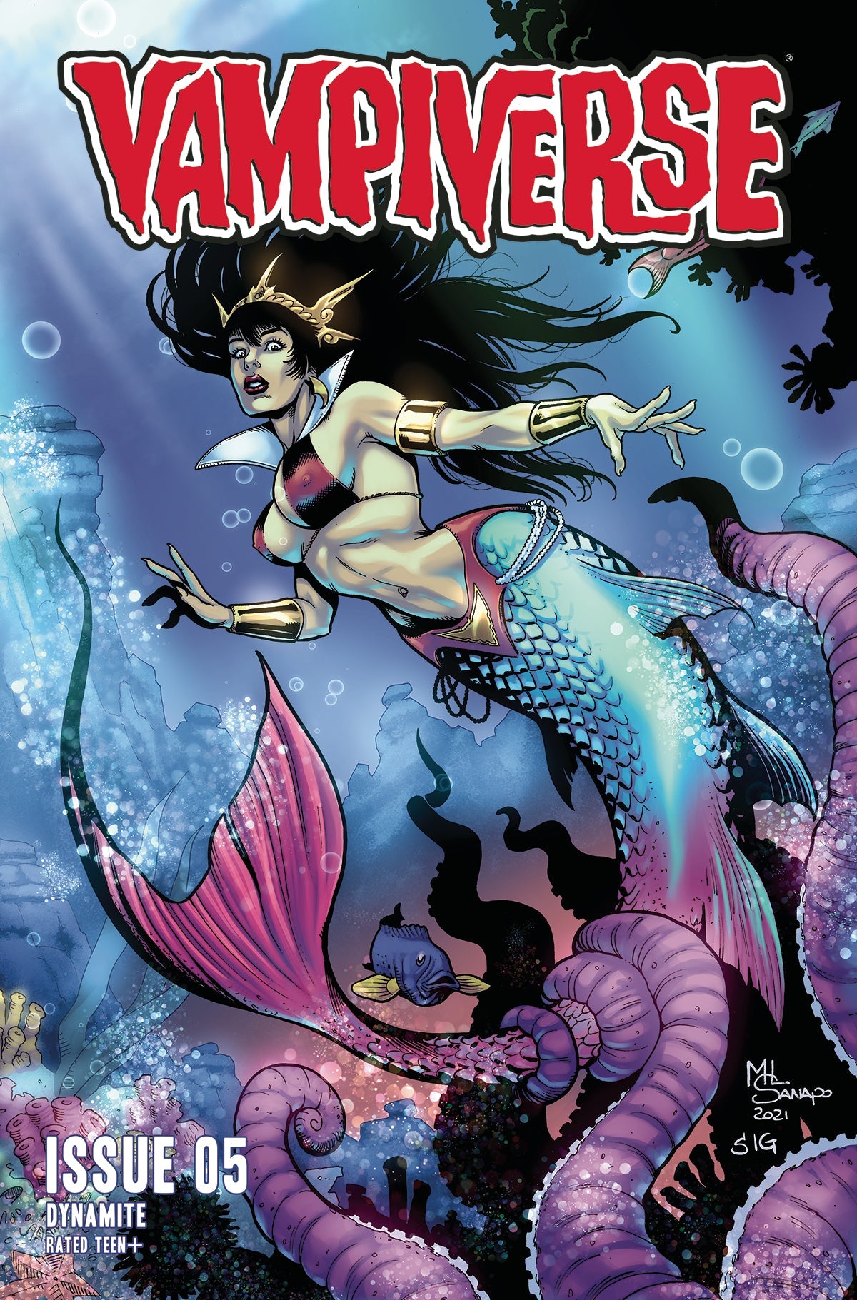 Vampiverse #5 C Maria Sanapo Variant Mermaid GGA (01/12/2022) Dynamite