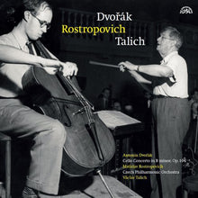 the album cover for Dvorak / Czech Philharmonic Orchestra - Dvorak Rostropovich Talich
