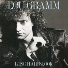 the album cover for Lou Gramm - Long Hard Look