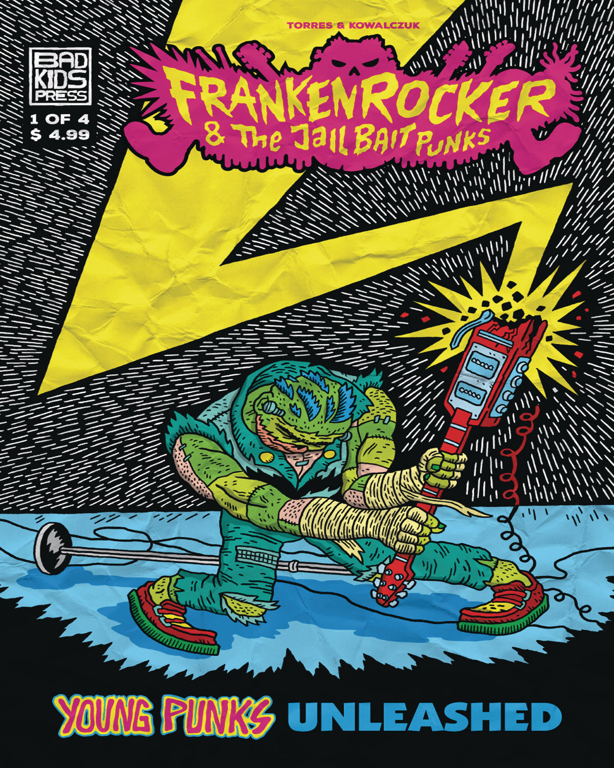 Frankenrocker And The Jailbait Punks #1 (Of 4) B Churill (01/26/2022) Bad Kids