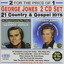 the album cover for George Jones - 21 Country and Gospel Hits