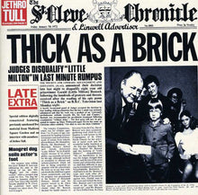 the album cover for Jethro Tull - Thick as a Brick [Bonus Tracks] [Limited] [Remaster]
