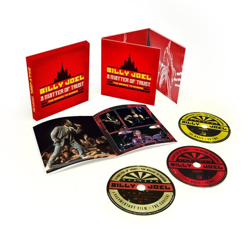 the album cover for Billy Joel - A Matter Of Trust: The Bridge To Russia [2CD/1BR] [Box Set]
