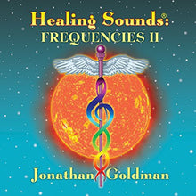 the album cover for Jonathan Goldman - Healing Sounds: Frequencies II