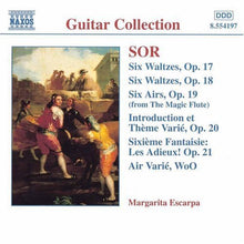 Margarita Escarpa - Guitar Music Opp 17-21 Music CD