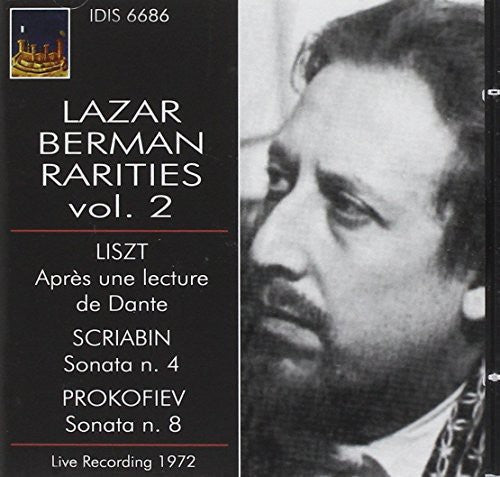 Liszt / Scriabin / Prokofiev - Lazar Berman Rarities Vol 2 Music CD