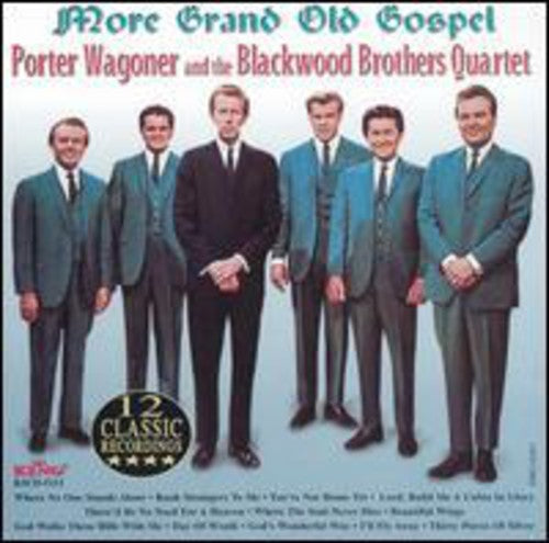 the album cover for Wagoner/Blackwood Brothers - More Grand Old Gospel