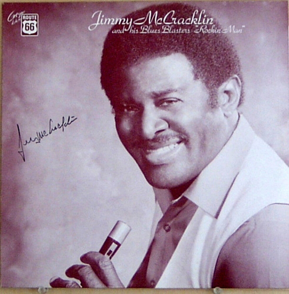 the album cover for Jimmy Mccracklin - Rockin Man