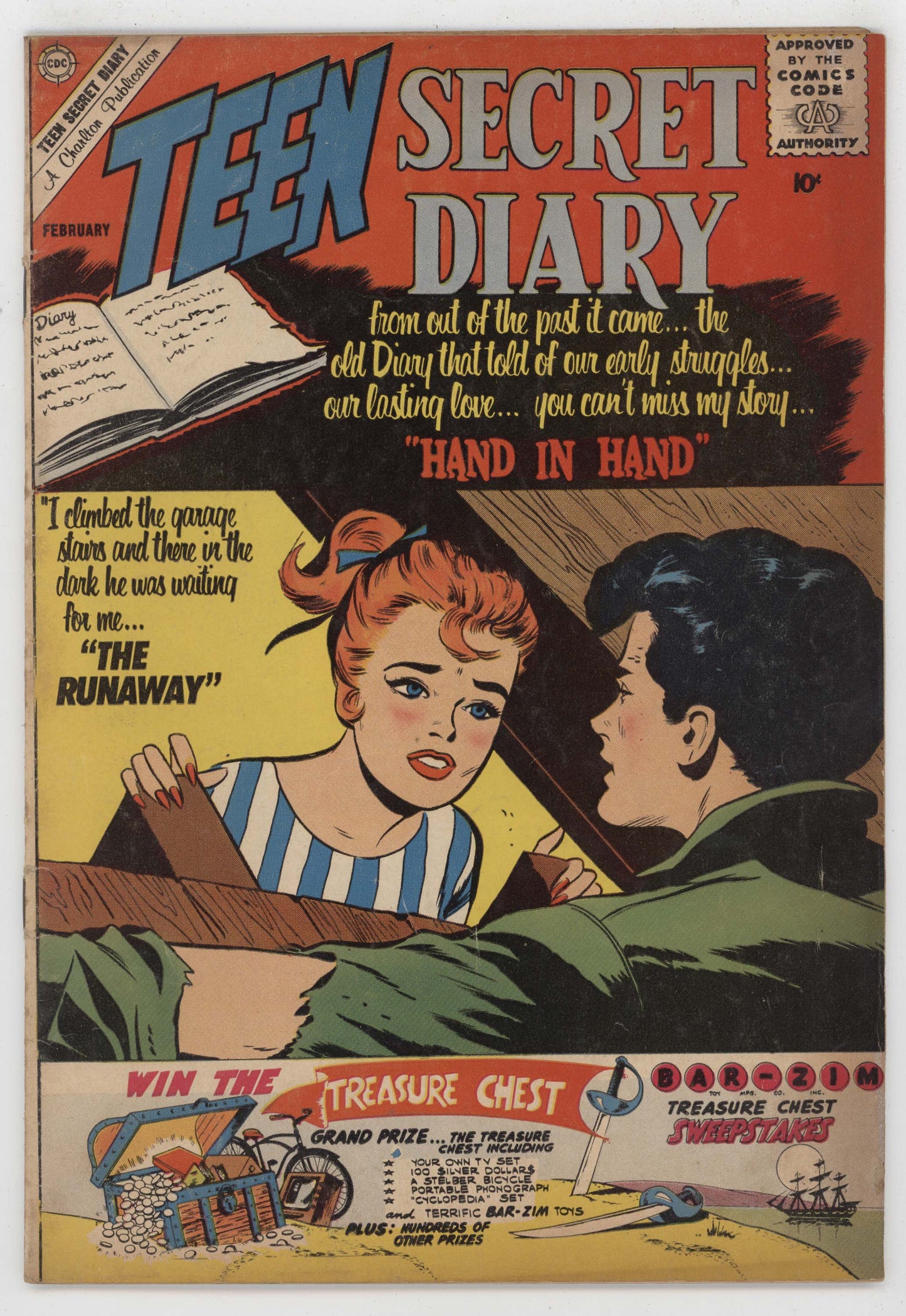 Teen Secret Diary 9 Charlton 1961 VG FN Joe Sinnott