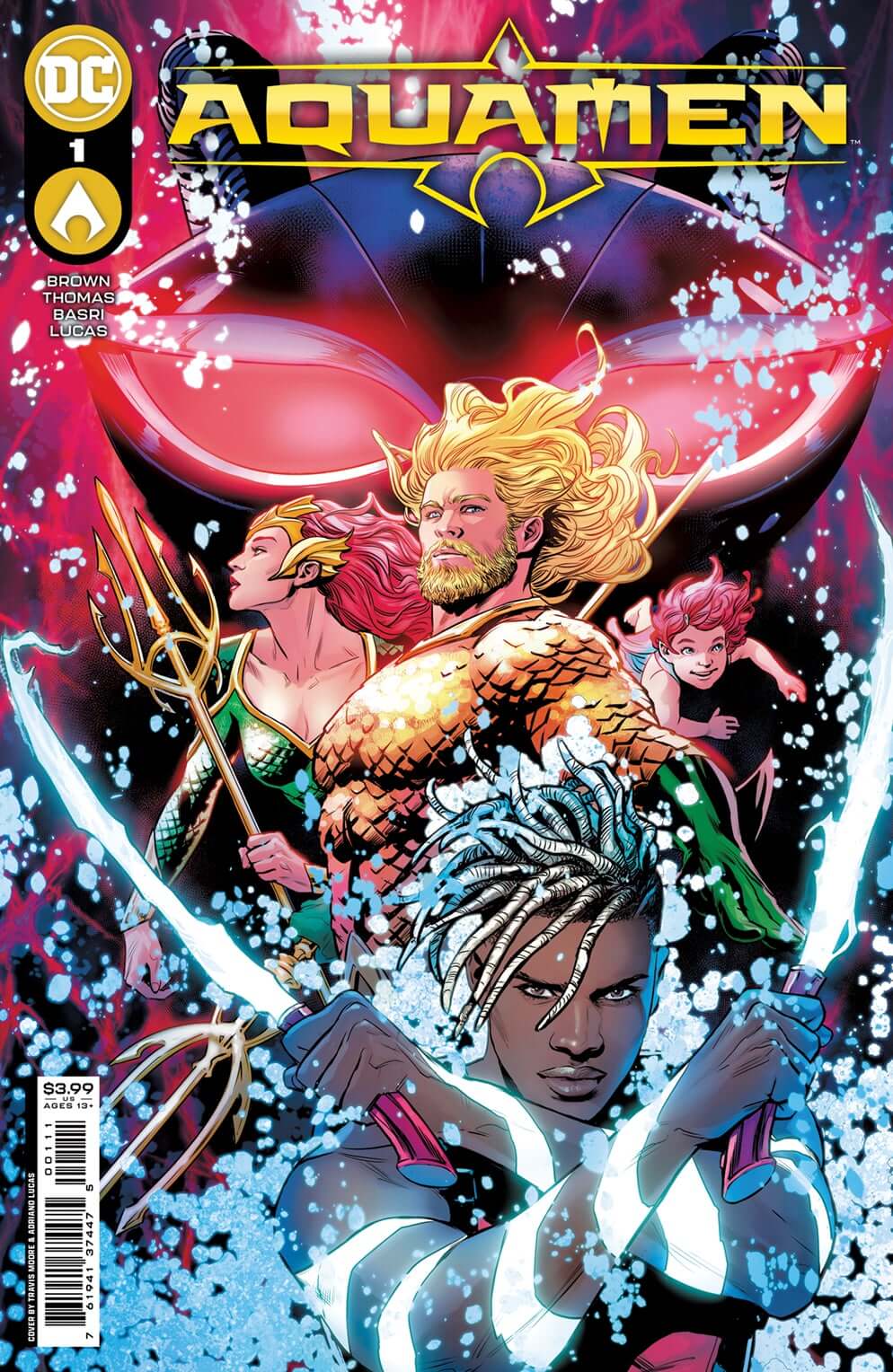 Aquamen #1 A Travis Moore Chuck Brown (02/22/2022) Dc