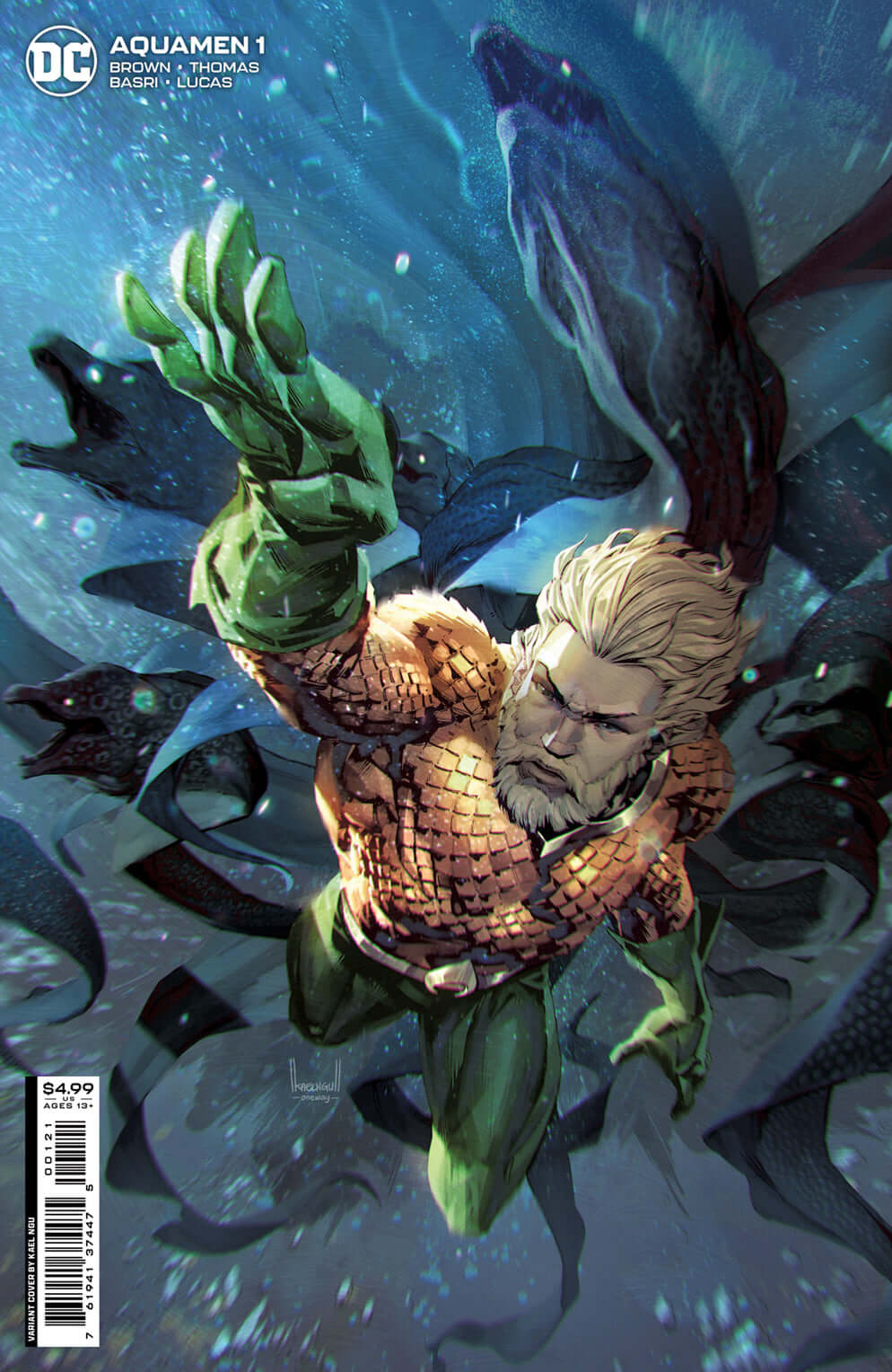 Aquamen #1 B Kael Ngu Card Stock Variant (02/22/2022) Dc