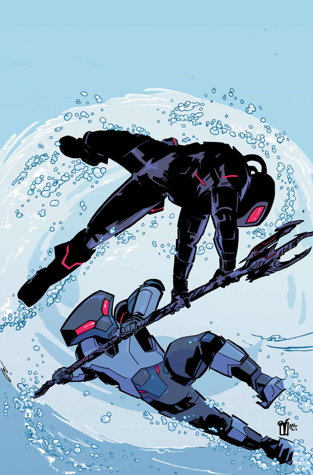 Black Manta #6 (Of 6) A Valentine De Landro Chuck Brown (02/08/2022) Dc