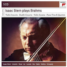 the album cover for Isaac Stern - Isaac Stern Plays Brahms [Box Set]