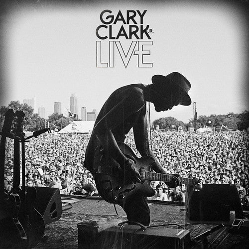 the album cover for Gary Clark Jr. - Gary Clark JR Live