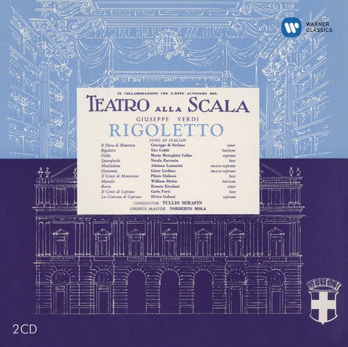 the album cover for Verdi / Callas - Rigoletto