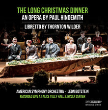 the album cover for Paul Hindemith / Zamora,Camille / Murphy,Sara - Paul Hindemith: The Long Christmas Dinner