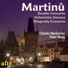 the album cover for Martinu / Mackerras / Maag - Double Concerto / Sinfonietta Giocosa / Rhapsody
