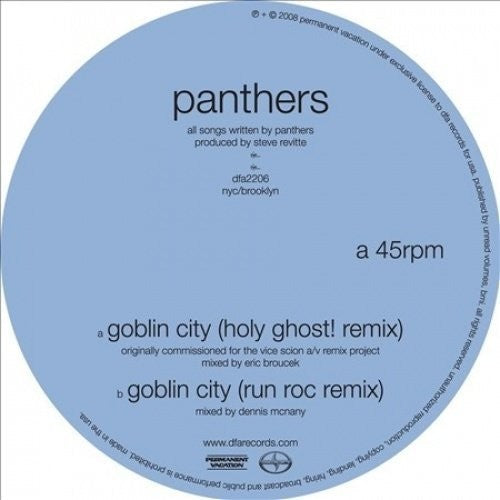 the album cover for Panthers - Goblin City (Holy Ghost Remix)