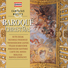the album cover for Bach / Buxtehude / Telemann / Ziesak / Jochens - Baroque Christmas-Cantatas & Motets