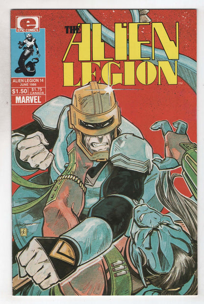 Alien Legion 15 1st Series Marvel Epic 1986 NM-