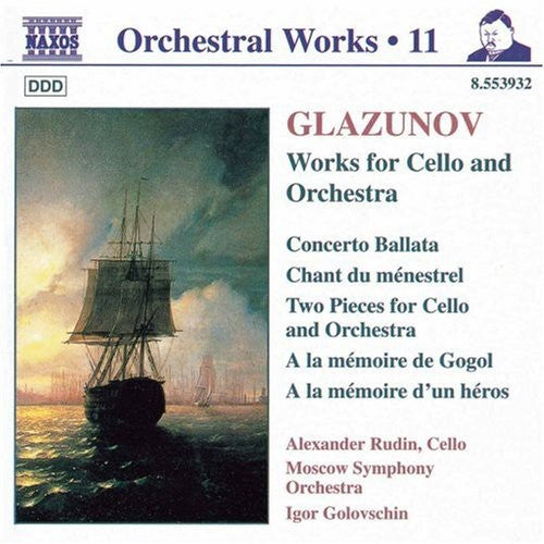 the album cover for Alexander Rudin - Orchestral Works 11 / Works for Cello & Orch