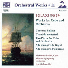 the album cover for Alexander Rudin - Orchestral Works 11 / Works for Cello & Orch