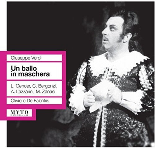 Verdi / Gencer / Bergonzi / Lazzarini / Fabritis - Un Ballo in Maschera Music CD
