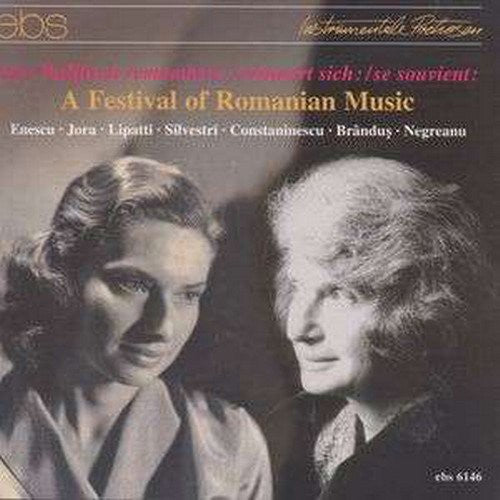 Enescu / Jora / Lipatti / Silvestri / Wallfisch - Festival of Romanian Music Music CD