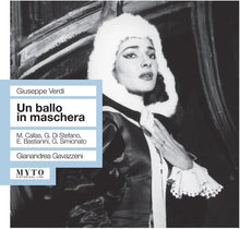 the album cover for Verdi / Callas / Bastianini / Gavazzeni - Un Ballo in Maschera