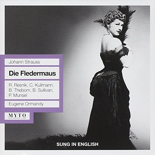 the album cover for J Strauss / Kullman - Die Fledermaus (Sung in English)