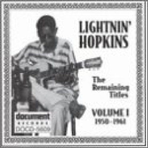 Lightnin' Hopkins - Vol. 1-1950-61-Remaining Title [CD]