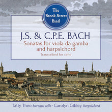 J Bach S / Bach,CPE / Brook Street Band - Sonatas for Viola Da Gamba & Harpsichord Music CD